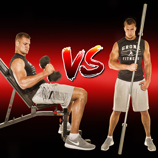 Barbells Vs Dumbbells Which Is Better For Strength & Muscle Growth? Gronk Fitness Products