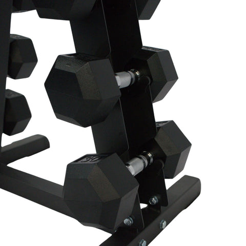 Gronk Fitness Dumbbell Set With 6-Tier Vertical Rack