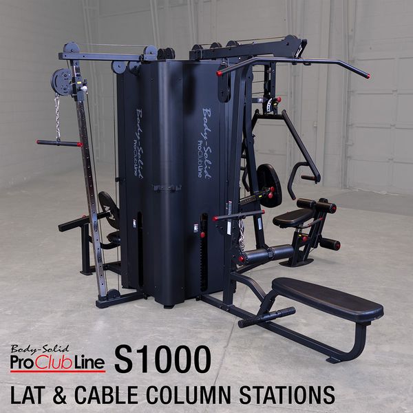 CAP Home Gym with 125 lb Weight Stack 