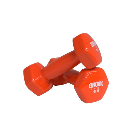 Gronk Fitness Vinyl Hex Dumbbells