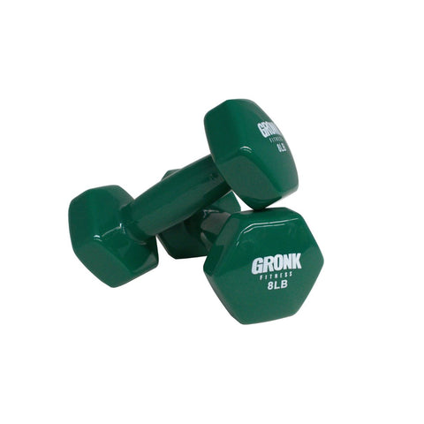 Gronk Fitness Vinyl Hex Dumbbells