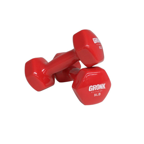 Gronk Fitness Vinyl Hex Dumbbells