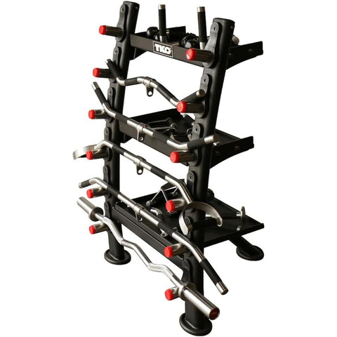 TKO 16 Cable Attachments and Stand for Functional Trainer Cable Machine Gym Equipment