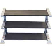 Body-Solid SDKR1000DB Pro Clubline 3-Tier Dumbell Rack for Vinyl and Hex Dumbbells