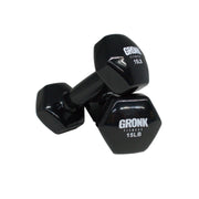 Gronk Fitness Vinyl Hex Dumbbells