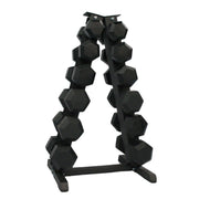 Gronk Fitness Dumbbell Set With 6-Tier Vertical Rack