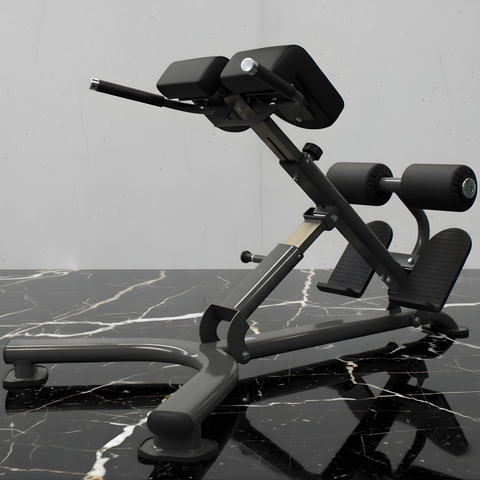 Gronk Fitness 45° Hyperextension Bench | Adjustable Roman Chair for Back & Core Workouts