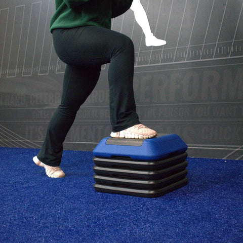 Single Step Aerobic Stepper Set - Blue