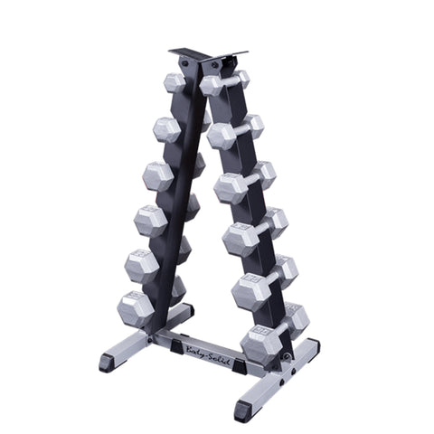 Body Solid Vertical 6-Pair Dumbbell Rack - GDR44