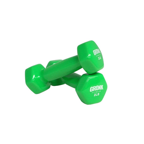 Gronk Fitness Vinyl Hex Dumbbells