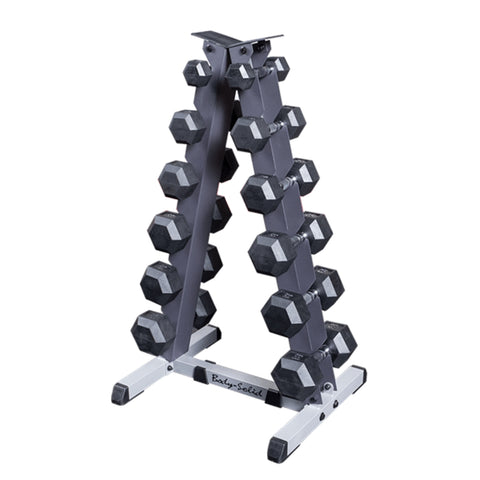 Body Solid Vertical 6-Pair Dumbbell Rack - GDR44