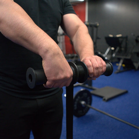 Gronk Fitness Wrist Roller w/ Thick Grip