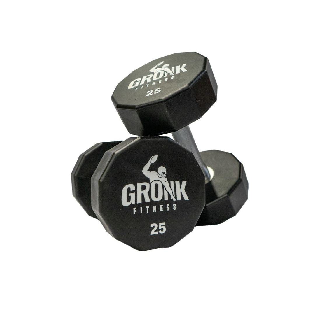 Gronk Fitness 12 Sided Urethane Dumbbells – Gronk Fitness