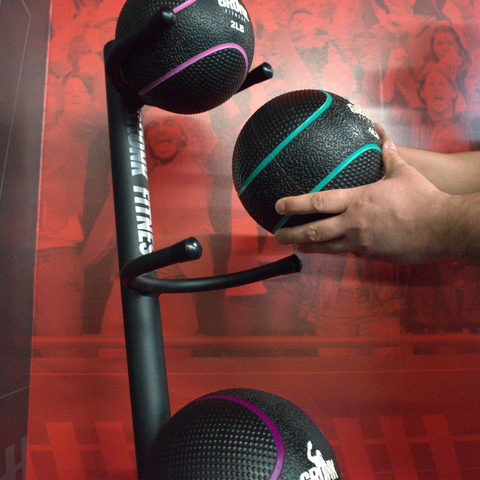 Gronk Fitness Medicine Ball Rack (Fits 5-Balls)