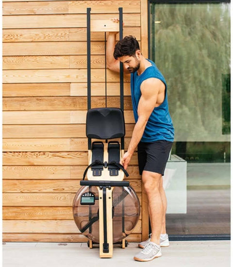 WaterRower Lite Oak Rowing Machine with S4 Monitor