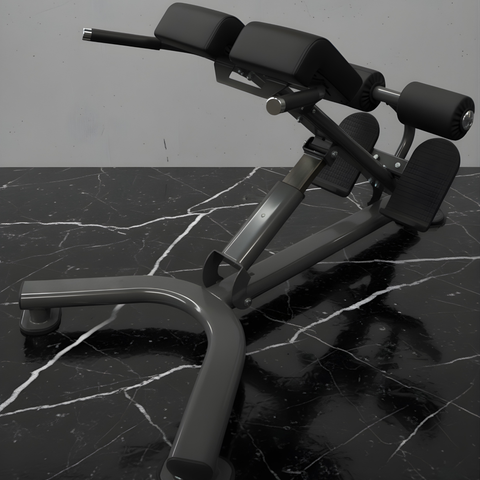 Gronk Fitness 45° Hyperextension Bench | Adjustable Roman Chair for Back & Core Workouts