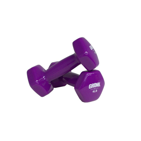 Gronk Fitness Vinyl Hex Dumbbells