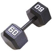 Standard Hex Iron Dumbbells - Grey