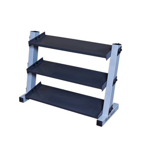 Body-Solid 3-Tier Vinyl/Neoprene Dumbbell Rack GDR34