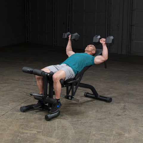 Body-Solid Olympic Leverage Flat Incline Decline Bench