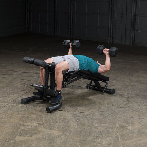 Body-Solid Olympic Leverage Flat Incline Decline Bench