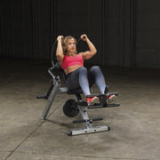 BODY-SOLID SEMI-RECUMBENT AB BENCH - USED