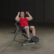 BODY-SOLID SEMI-RECUMBENT AB BENCH - USED