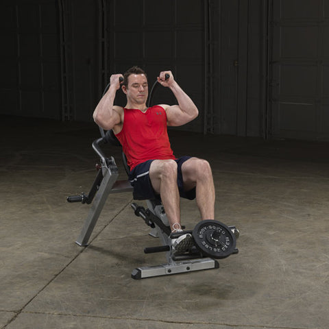 BODY-SOLID SEMI-RECUMBENT AB BENCH - USED