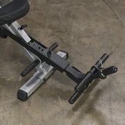 BODY-SOLID SEMI-RECUMBENT AB BENCH - USED