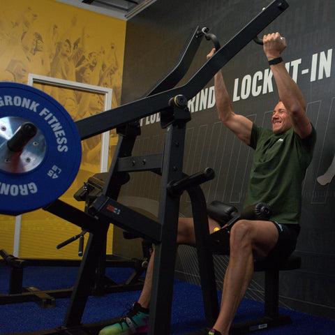 Gronk Fitness Lat Pulldown - Plate Loaded