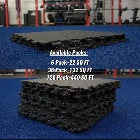 Gronk Fitness 8mm Interlocking Rubber flooring