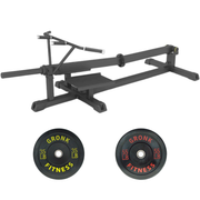 Gronk Fitness T-Bar Row w/ 35lb and 55lb Bumper Plates