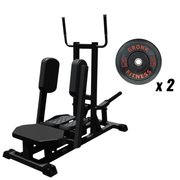Gronk Fitness Standing Hip Abductor w/ 55lb Bumper Plates