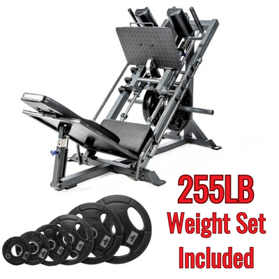 BodyCraft F760 - Leg Press/ Hip Sled (Free 255lb Weight Set Included)