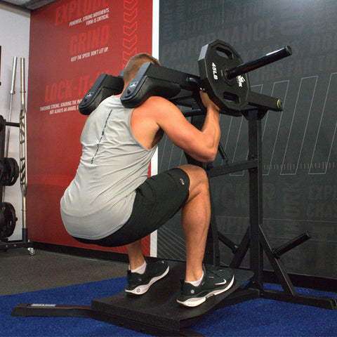Gronk Fitness  Leverage Squat and Calf Station - Plate Loaded