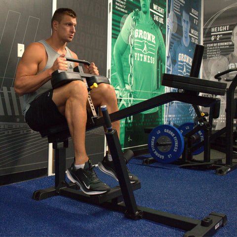 Gronk Fitness Seated Calf Raise - Plate Loaded