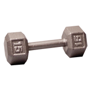 Standard Hex Iron Dumbbells - Grey