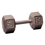 Standard Hex Iron Dumbbells - Grey