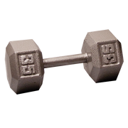 Standard Hex Iron Dumbbells - Grey