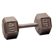 Standard Hex Iron Dumbbells - Grey