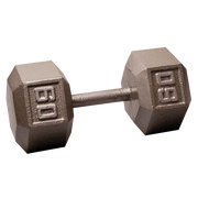 Standard Hex Iron Dumbbells - Grey