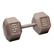 Standard Hex Iron Dumbbells - Grey