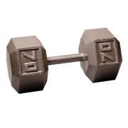 Standard Hex Iron Dumbbells - Grey