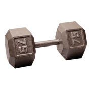 Standard Hex Iron Dumbbells - Grey
