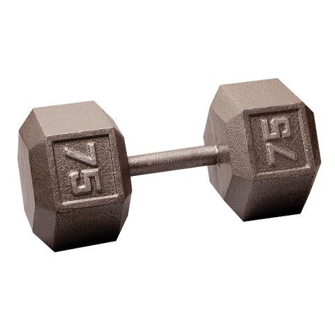 Standard Hex Iron Dumbbells - Grey