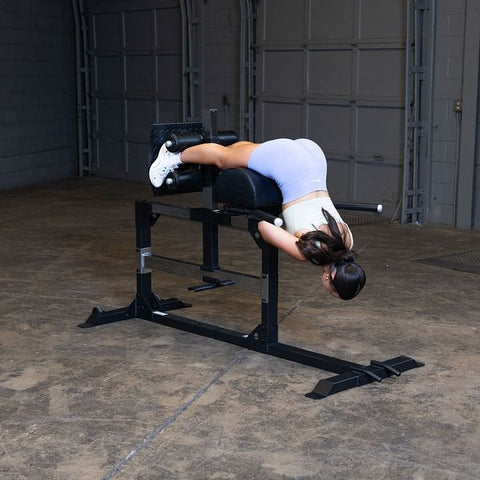 Body-Solid Glute and Ham Machine, Black Finish