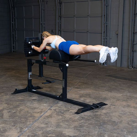 Body-Solid Glute and Ham Machine, Black Finish