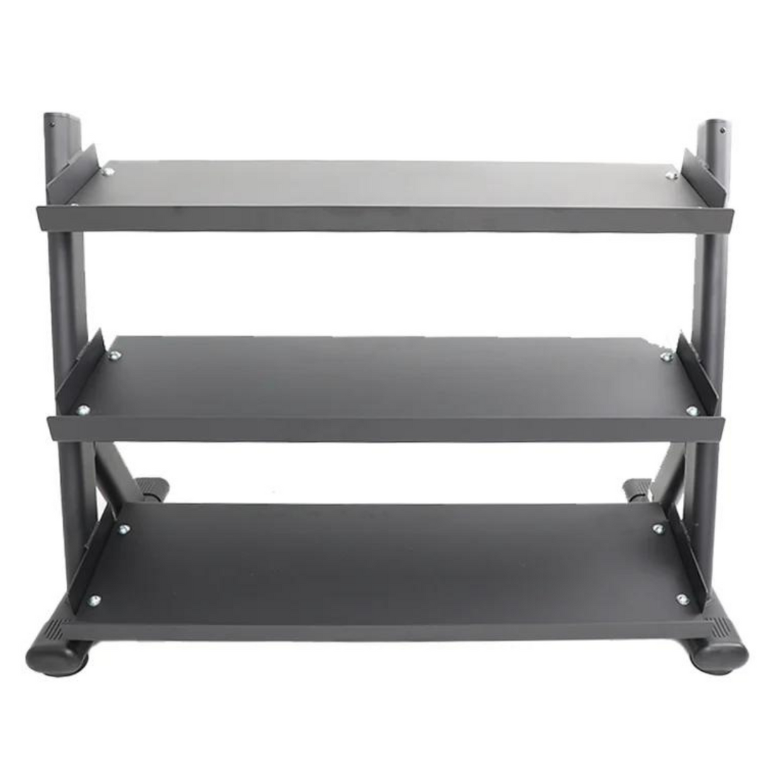 TKO 3 Tier Shelf Dumbbell Rack 6235 B Gronk Fitness Products