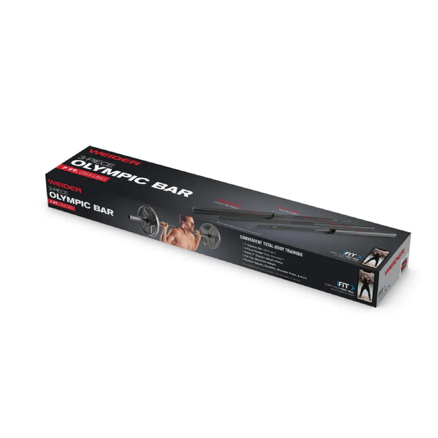 Weider - 3-Piece Olympic Barbell – Gronk Fitness Products