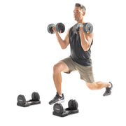 NordicTrack Select-A-Weight Adjustable Dumbbell Pair - 25lb